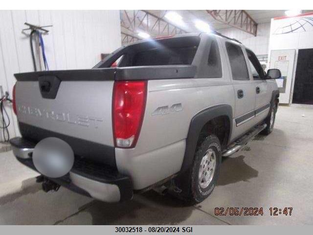 2004 Chevrolet Avalanche K1500 VIN: 3GNEK12T04G338293 Lot: 30032518