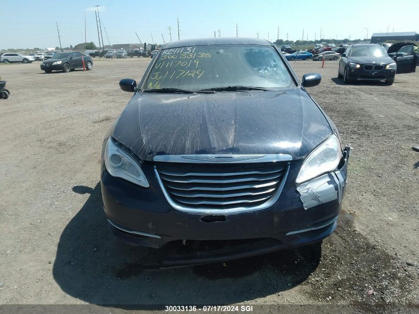 2014 Chrysler 200 Lx VIN: 1C3CCBAB3EN117019 Lot: 30033136