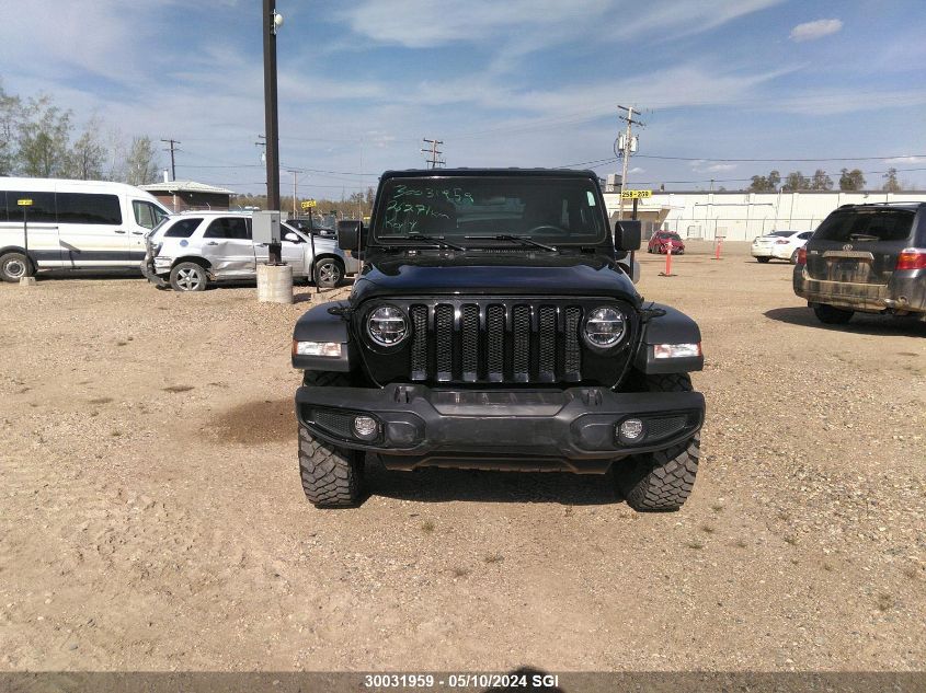 2022 Jeep Wrangler Unlimited Willys VIN: 1C4HJXDGXNW144353 Lot: 30031959