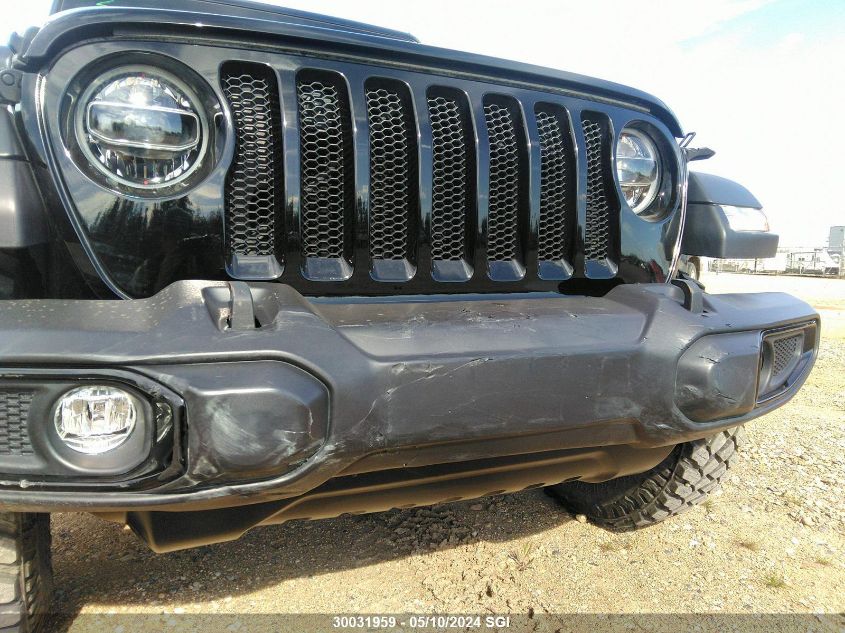 2022 Jeep Wrangler Unlimited Willys VIN: 1C4HJXDGXNW144353 Lot: 30031959