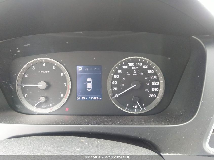 2016 Hyundai Sonata Se VIN: 5NPE24AFXGH347617 Lot: 30033404