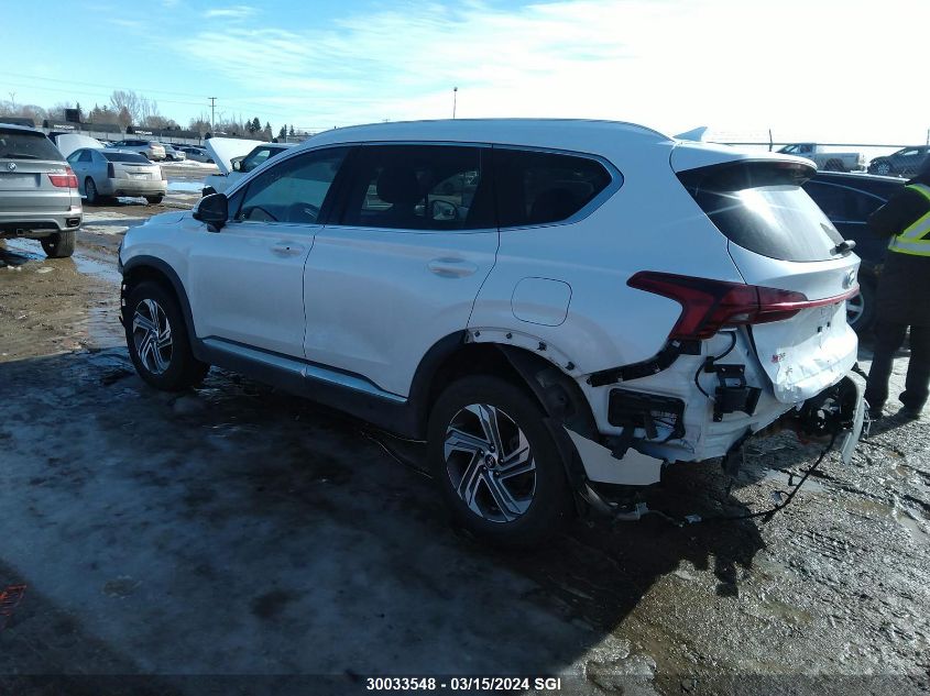 2022 Hyundai Santa Fe Sel VIN: 5NMS3DAJ3NH384135 Lot: 30033548