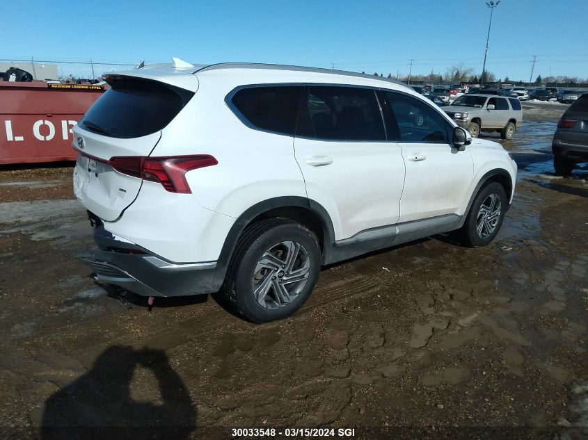 2022 Hyundai Santa Fe Sel VIN: 5NMS3DAJ3NH384135 Lot: 30033548