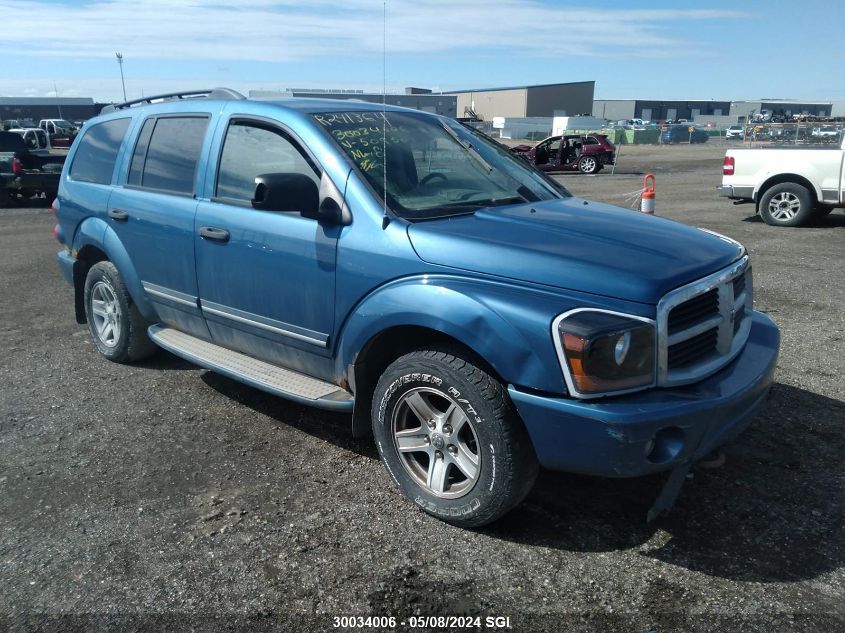 2005 Dodge Durango Limited VIN: 1D8HB58D25F509501 Lot: 30034006