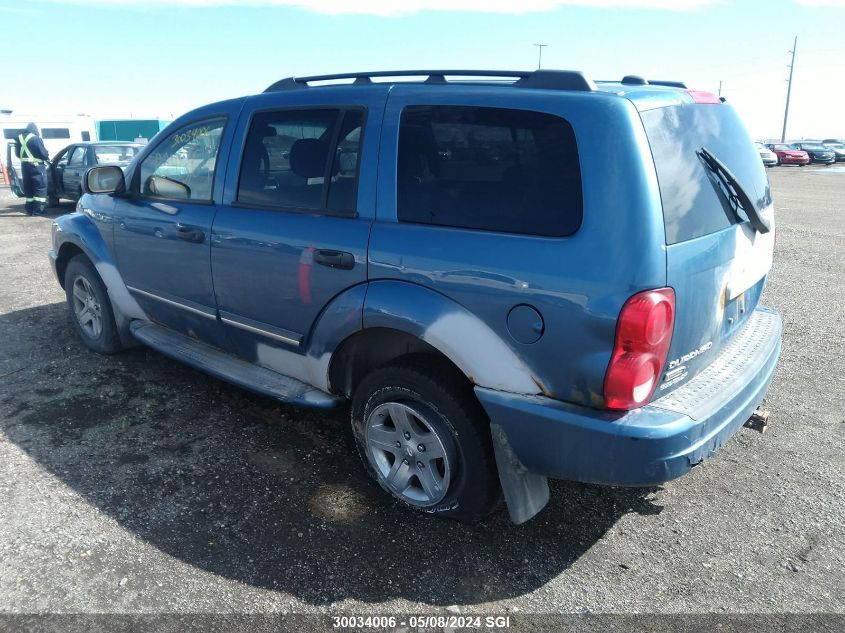 2005 Dodge Durango Limited VIN: 1D8HB58D25F509501 Lot: 30034006