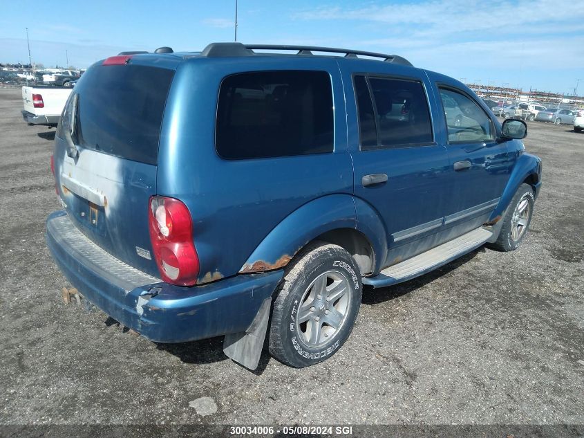 2005 Dodge Durango Limited VIN: 1D8HB58D25F509501 Lot: 30034006