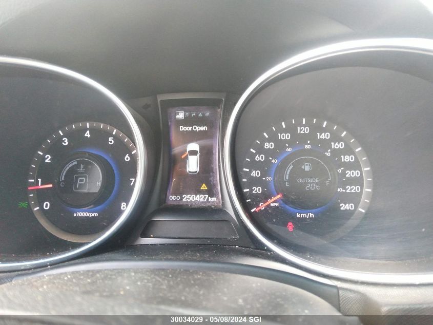 2013 Hyundai Santa Fe Sport VIN: 5XYZUDLA9DG017144 Lot: 30034029