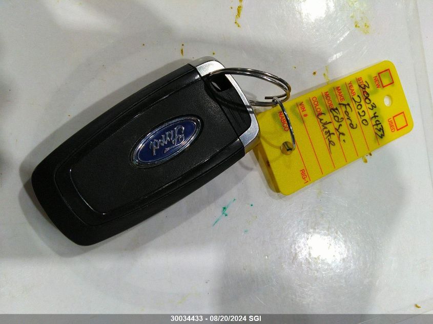 2020 Ford Edge Titanium VIN: 2FMPK4K91LBA77082 Lot: 30034433