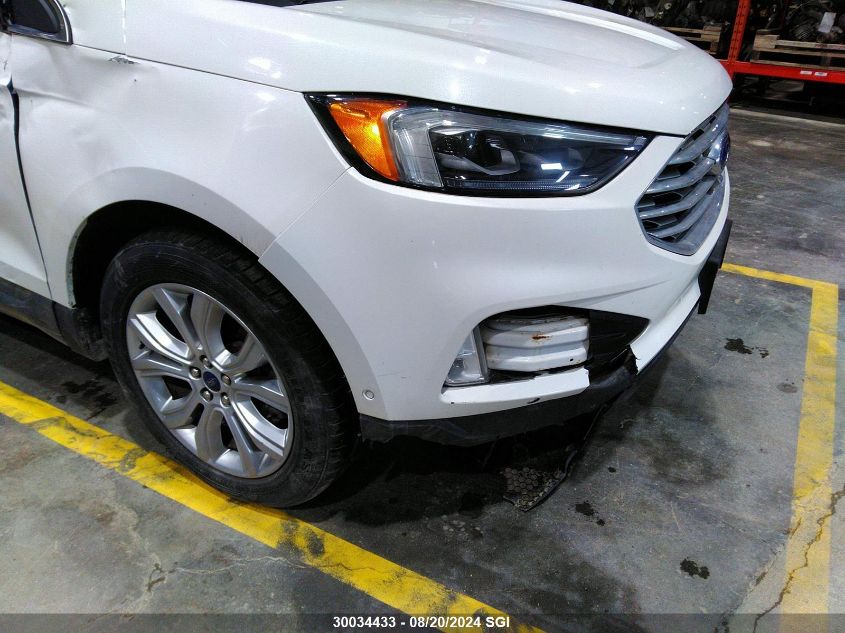 2020 Ford Edge Titanium VIN: 2FMPK4K91LBA77082 Lot: 30034433