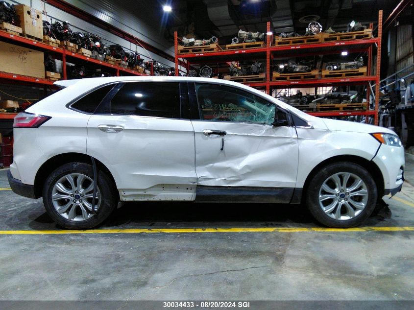 2020 Ford Edge Titanium VIN: 2FMPK4K91LBA77082 Lot: 30034433