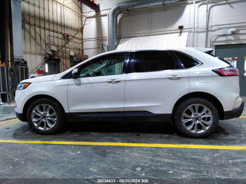 2020 Ford Edge Titanium VIN: 2FMPK4K91LBA77082 Lot: 30034433