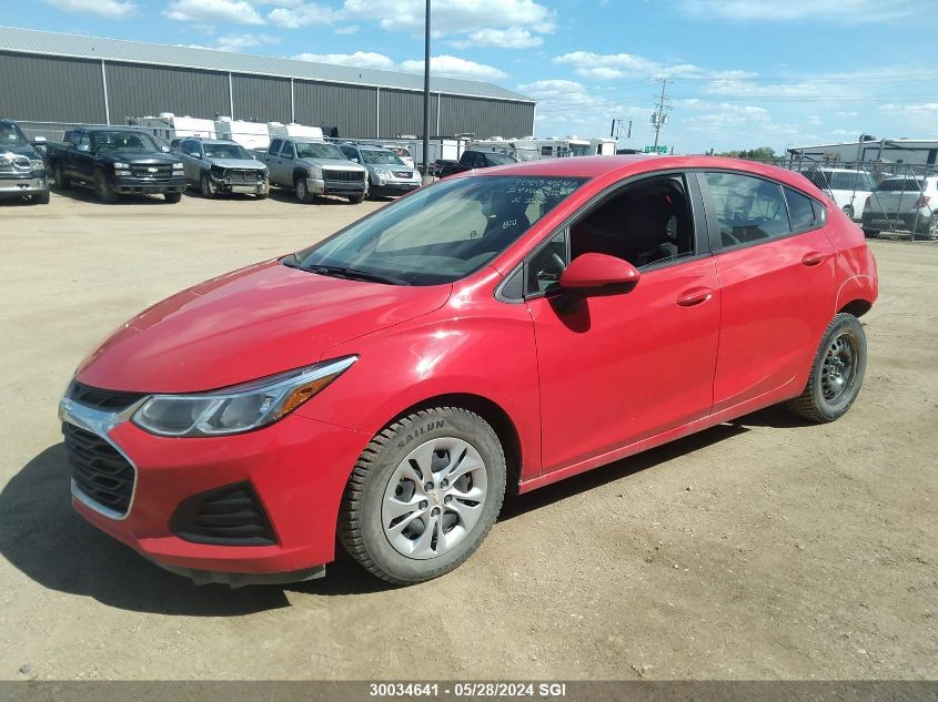 2019 Chevrolet Cruze Ls VIN: 3G1BC6SM3KS522919 Lot: 30034641