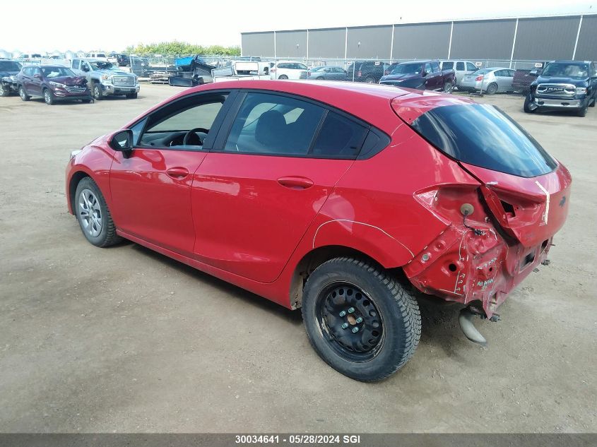 2019 Chevrolet Cruze Ls VIN: 3G1BC6SM3KS522919 Lot: 30034641