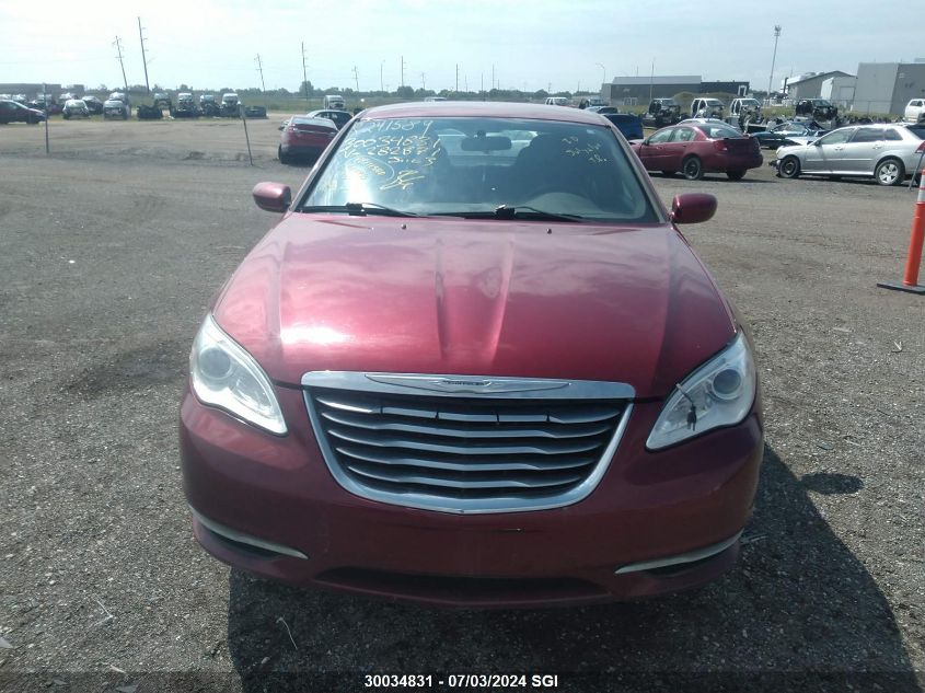 2012 Chrysler 200 Lx VIN: 1C3CCBABXCN282871 Lot: 30034831