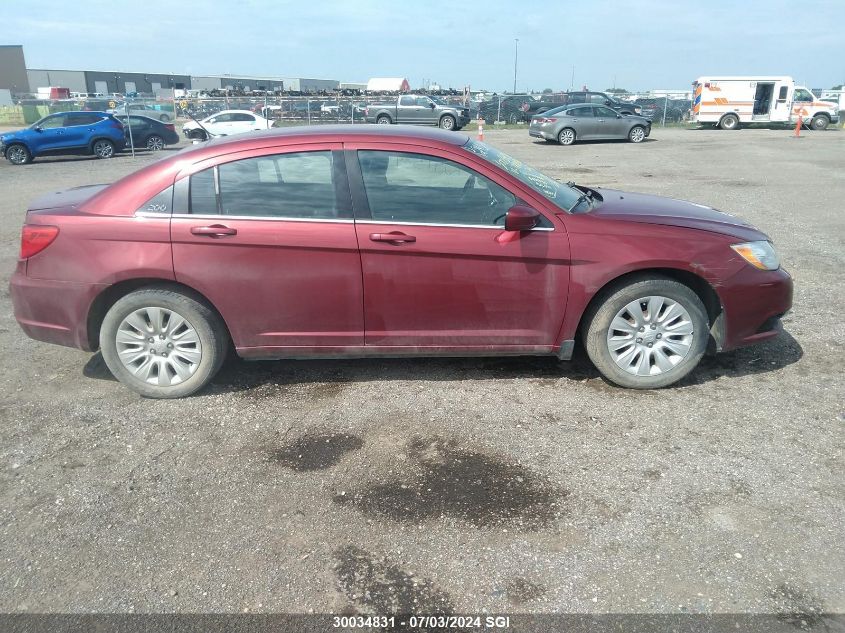 2012 Chrysler 200 Lx VIN: 1C3CCBABXCN282871 Lot: 30034831