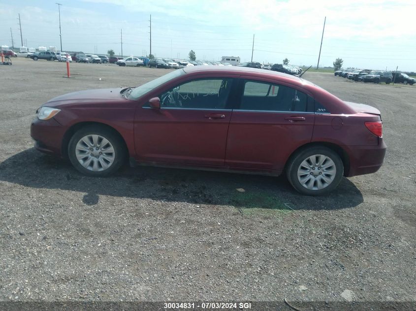 2012 Chrysler 200 Lx VIN: 1C3CCBABXCN282871 Lot: 30034831