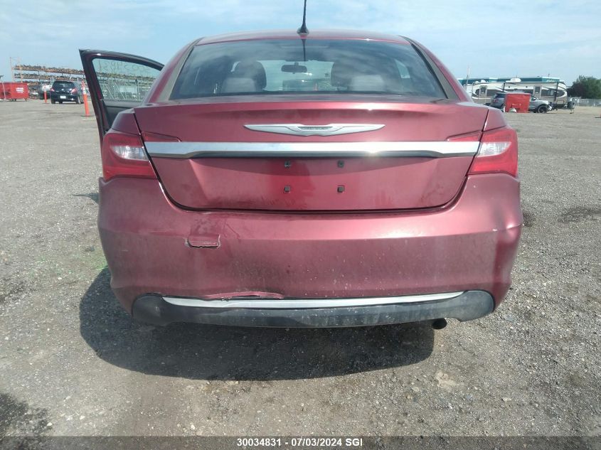 2012 Chrysler 200 Lx VIN: 1C3CCBABXCN282871 Lot: 30034831