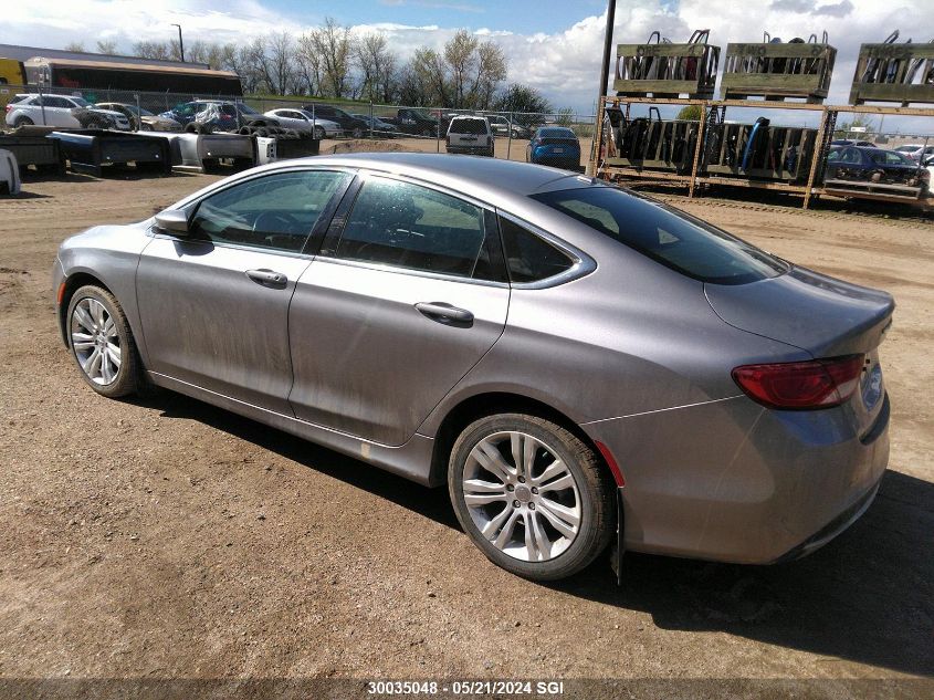 2015 Chrysler 200 Limited VIN: 1C3CCCAB9FN506836 Lot: 30035048