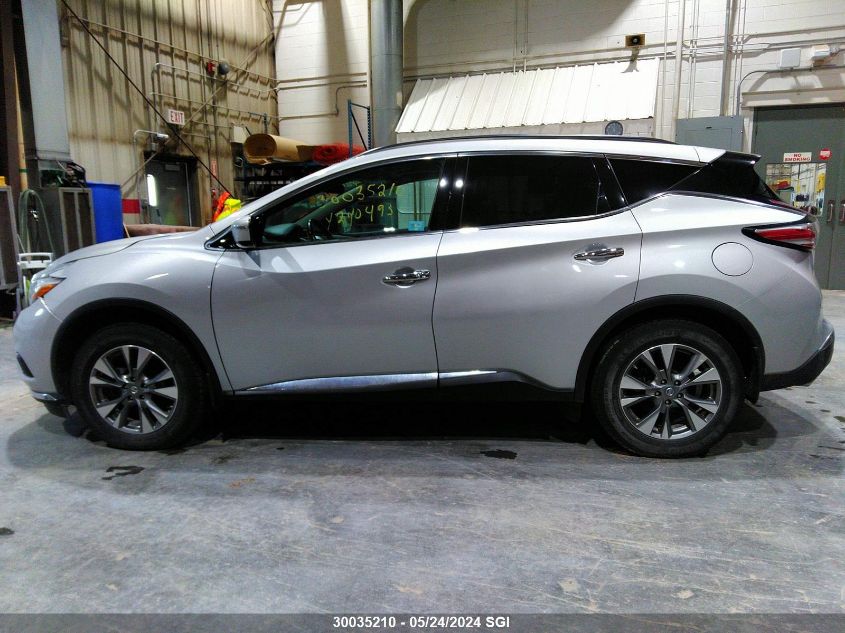 2017 Nissan Murano S/Sl/Sv/Platinum VIN: 5N1AZ2MH3HN167730 Lot: 30035210