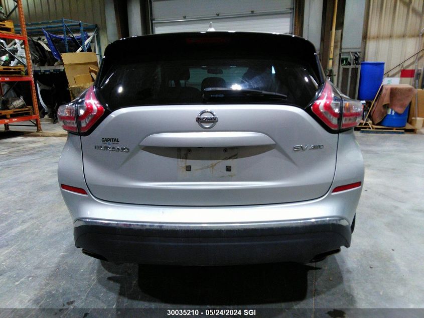 2017 Nissan Murano S/Sl/Sv/Platinum VIN: 5N1AZ2MH3HN167730 Lot: 30035210