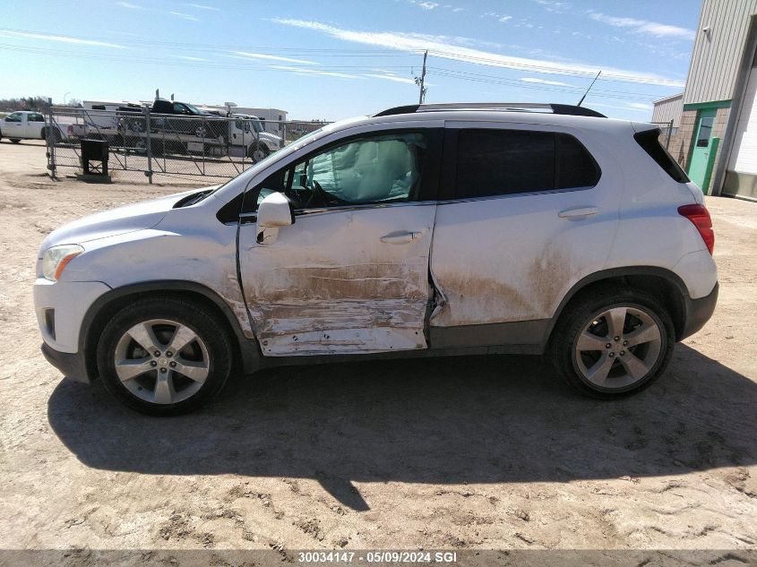 2013 Chevrolet Trax Ltz VIN: 3GNCJSSB0DL180178 Lot: 30034147