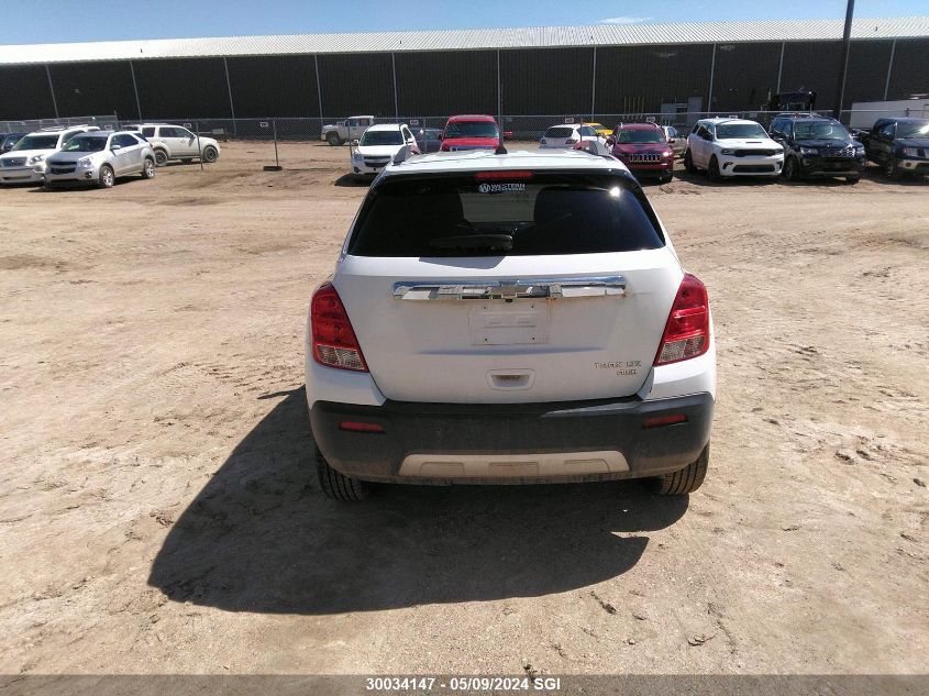 2013 Chevrolet Trax Ltz VIN: 3GNCJSSB0DL180178 Lot: 30034147