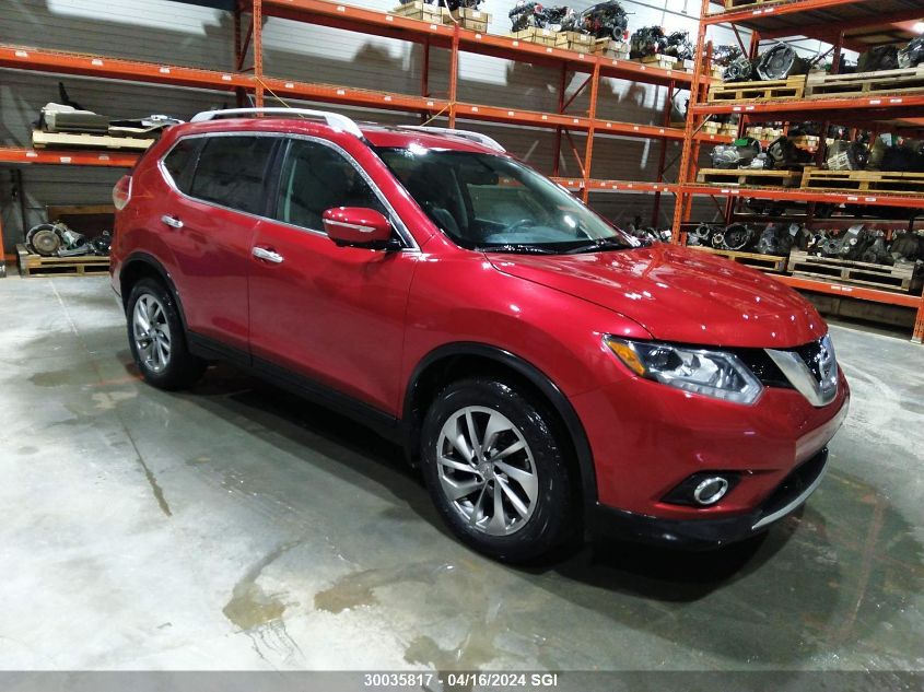 2015 Nissan Rogue S/Sl/Sv VIN: 5N1AT2MV3FC892020 Lot: 49916334