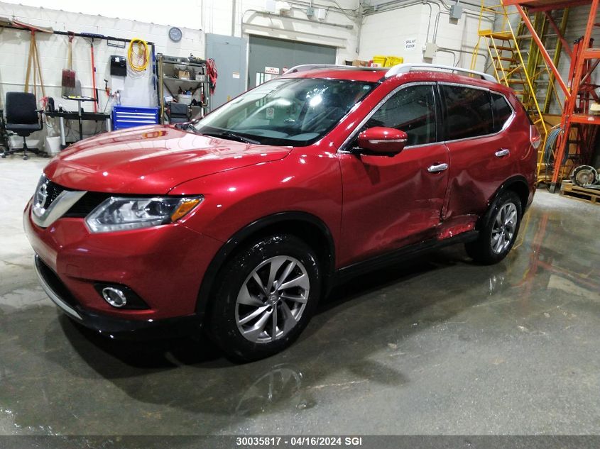 2015 Nissan Rogue S/Sl/Sv VIN: 5N1AT2MV3FC892020 Lot: 49916334