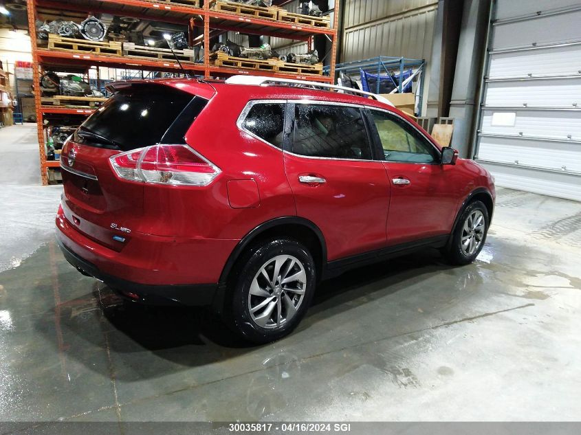 2015 Nissan Rogue S/Sl/Sv VIN: 5N1AT2MV3FC892020 Lot: 49916334