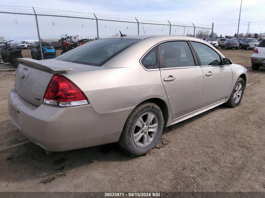 2012 Chevrolet Impala Ls VIN: 2G1WA5E39C1160032 Lot: 30035971