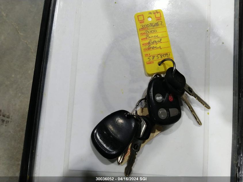 2000 Buick Regal Ls VIN: 2G4WB52K6Y1265002 Lot: 50663144