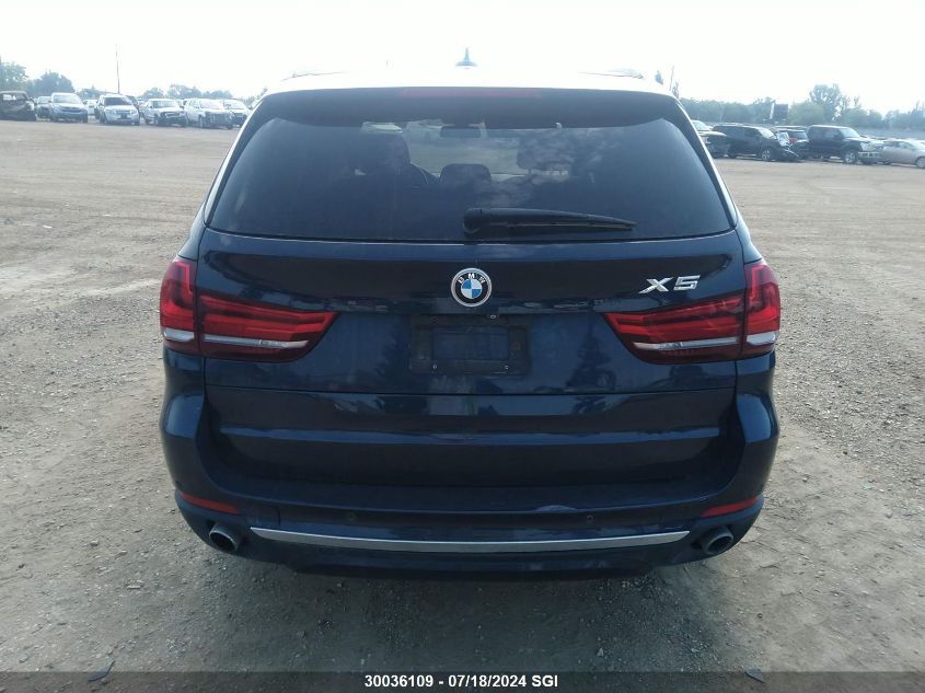 2015 BMW X5 xDrive35I VIN: 5UXKR0C57F0K63020 Lot: 30036109