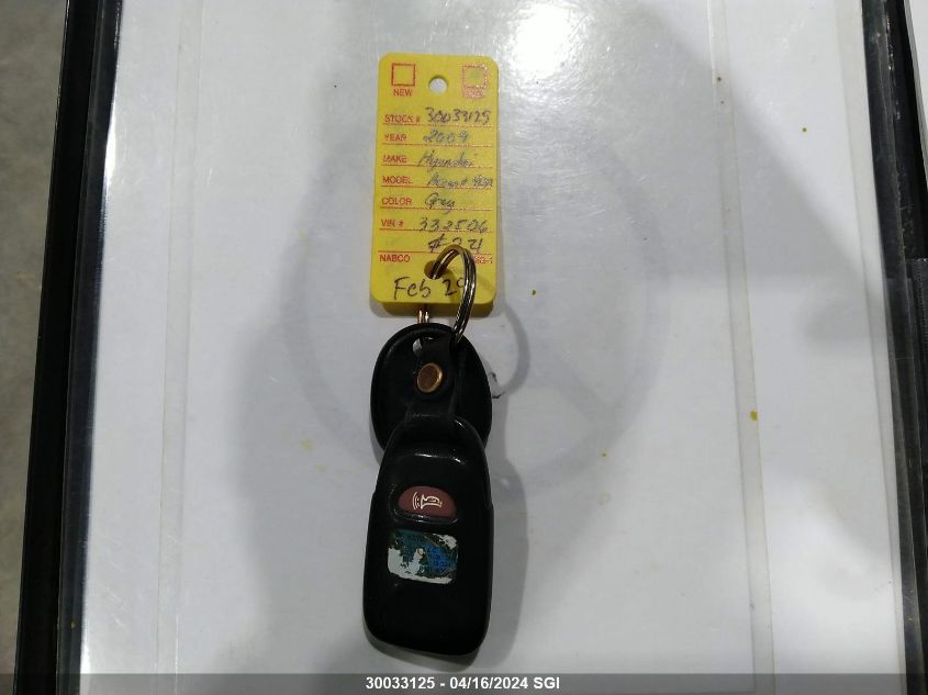 2009 Hyundai Accent Gls VIN: KMHCN45CX9U332506 Lot: 48088744