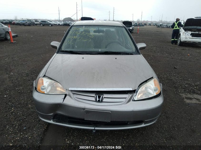 2003 Honda Civic Lx VIN: 2HGES16613H927785 Lot: 51674434