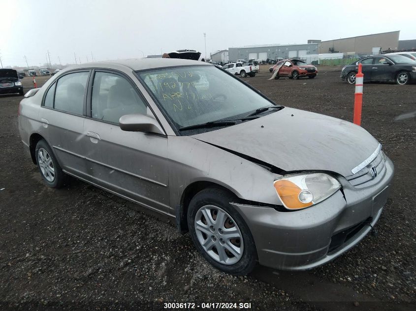 2003 Honda Civic Lx VIN: 2HGES16613H927785 Lot: 51674434