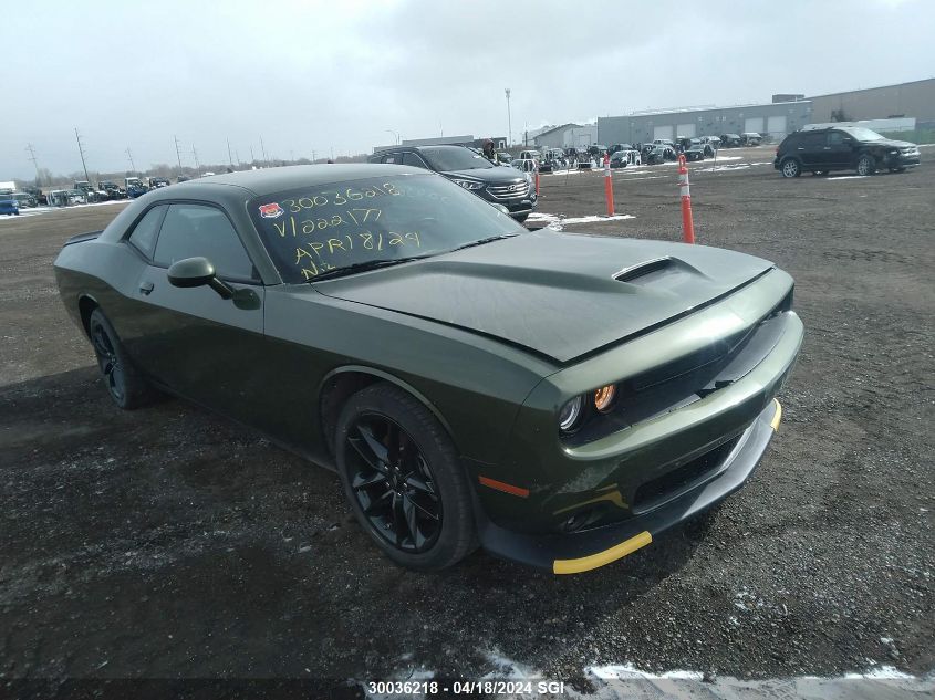 2022 Dodge Challenger Gt VIN: 2C3CDZKG8NH222177 Lot: 30036218
