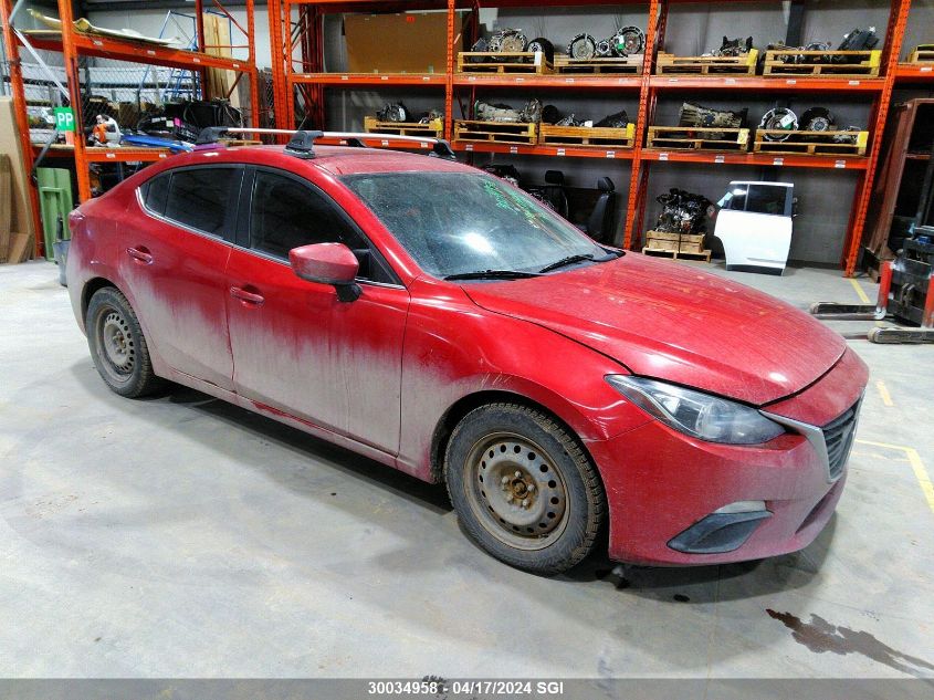 2014 Mazda 3 Touring VIN: JM1BM1V74E1116344 Lot: 50537534