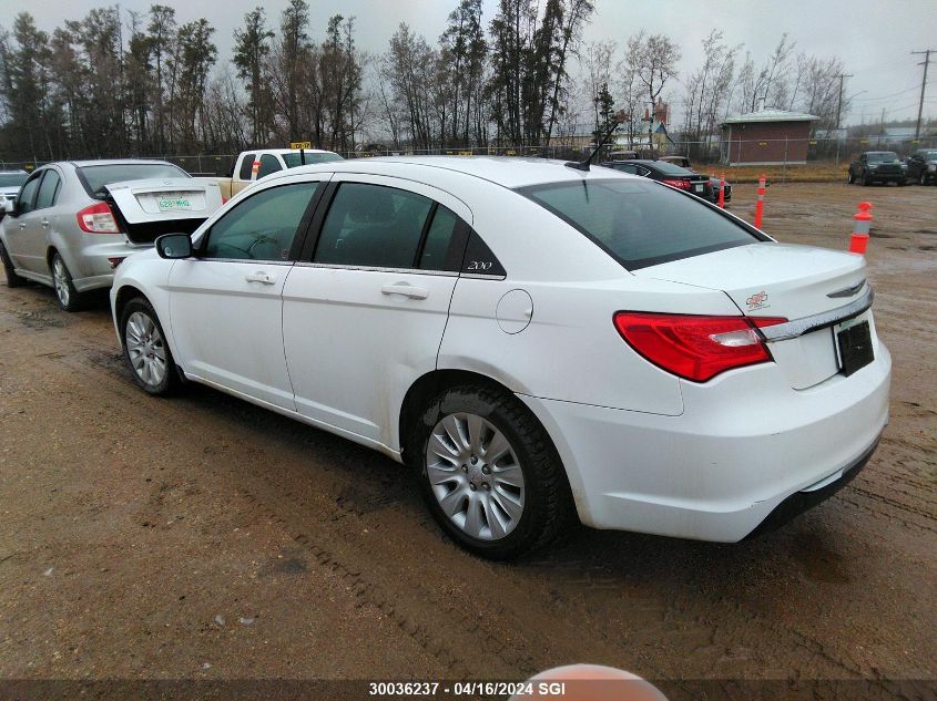 2014 Chrysler 200 Lx VIN: 1C3CCBAB3EN128263 Lot: 30036237