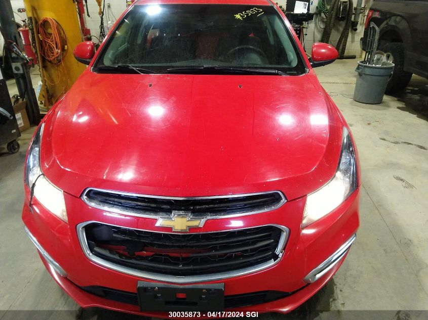 2016 Chevrolet Cruze Limited Lt VIN: 1G1PE5SBXG7102072 Lot: 30035873