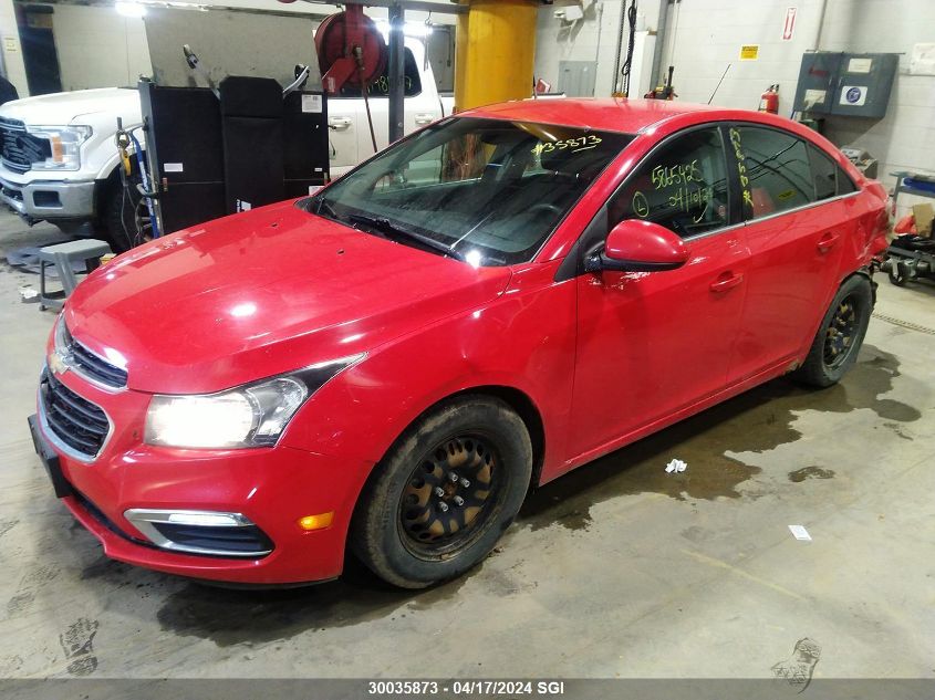 2016 Chevrolet Cruze Limited Lt VIN: 1G1PE5SBXG7102072 Lot: 30035873