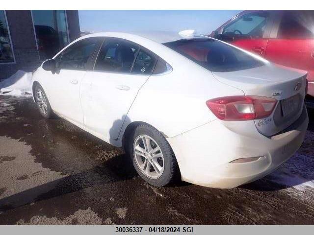 2016 Chevrolet Cruze Lt VIN: 3G1BE5SM8GS598339 Lot: 30036337