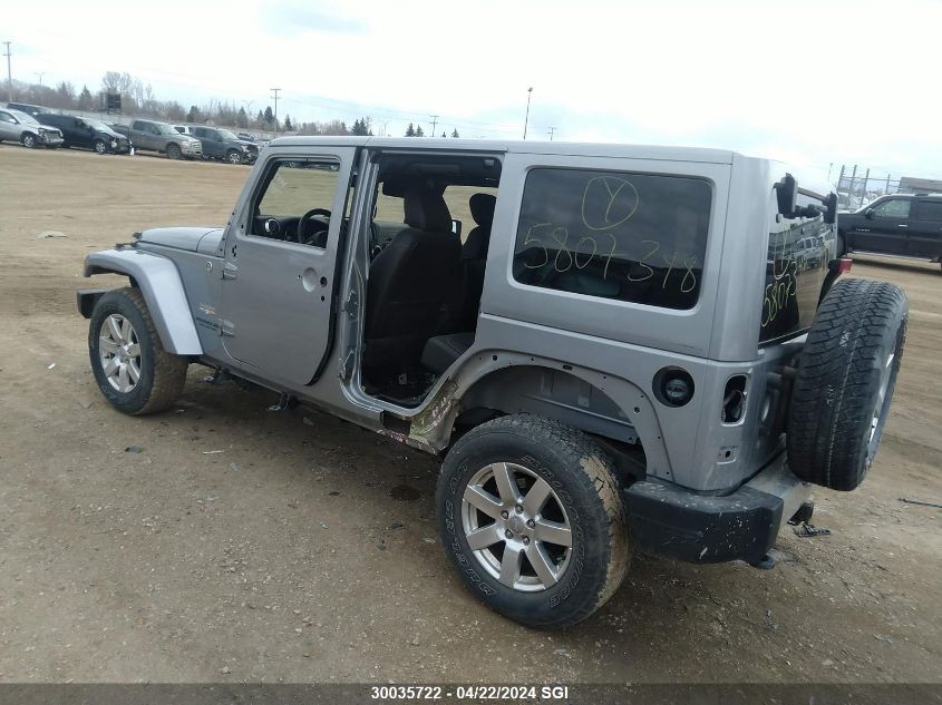2013 Jeep Wrangler Unlimited Sahara VIN: 1C4BJWEG2DL617967 Lot: 39223317