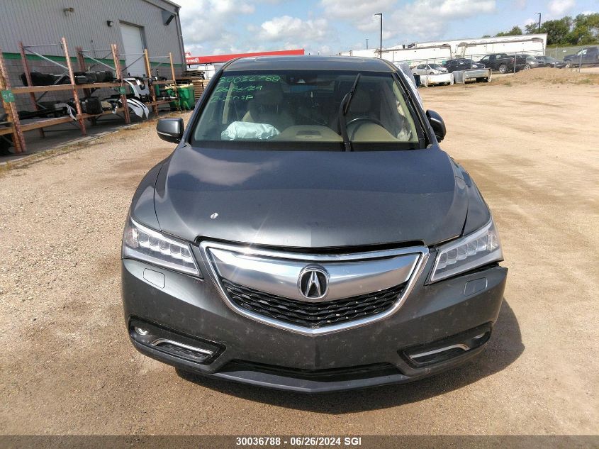 2016 Acura Mdx Technology VIN: 5FRYD4H43GB506521 Lot: 30036788