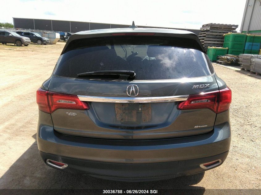 2016 Acura Mdx Technology VIN: 5FRYD4H43GB506521 Lot: 30036788