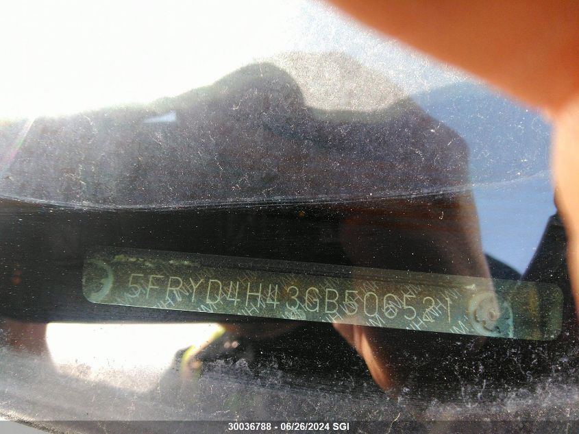 2016 Acura Mdx Technology VIN: 5FRYD4H43GB506521 Lot: 30036788