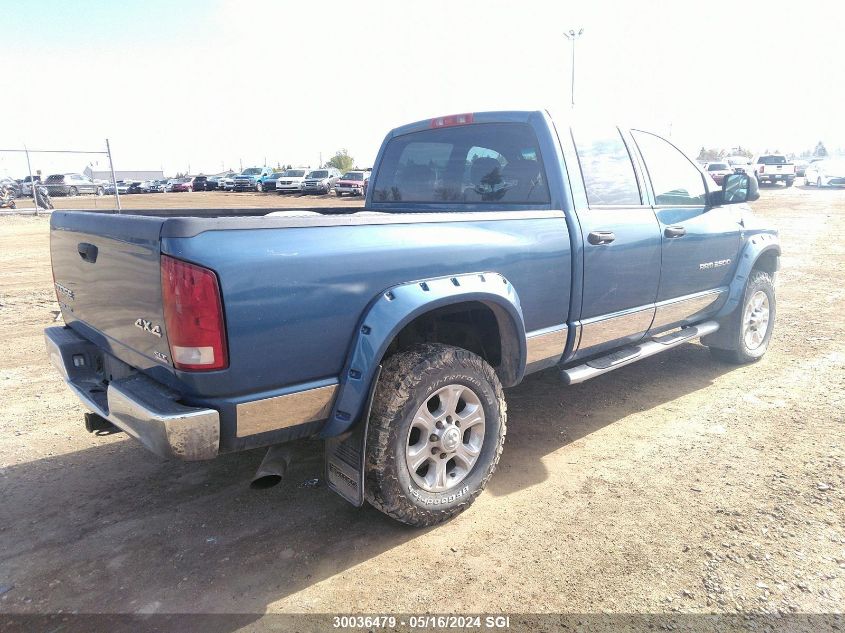 2004 Dodge Ram 2500 St/Slt VIN: 3D7KU28C14G235361 Lot: 30036479