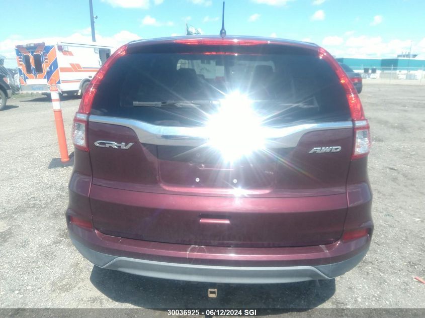 2015 Honda Cr-V Lx VIN: 2HKRM4H34FH116394 Lot: 30036925