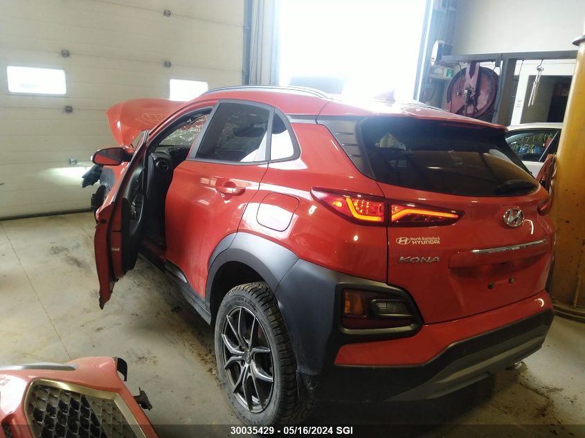 2019 Hyundai Kona Ultimate VIN: KM8K5CA54KU311296 Lot: 30035429