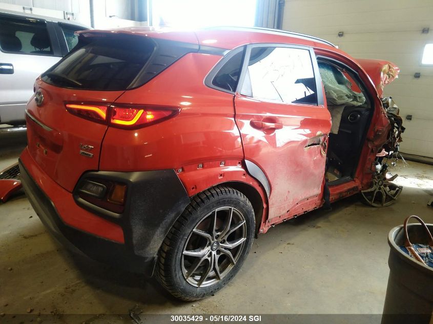 2019 Hyundai Kona Ultimate VIN: KM8K5CA54KU311296 Lot: 30035429