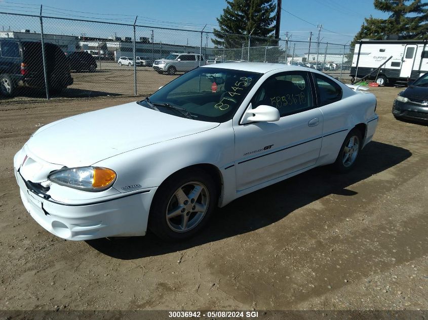 1999 Pontiac Grand Am Gt VIN: 1G2NW12E7XM874453 Lot: 30036942